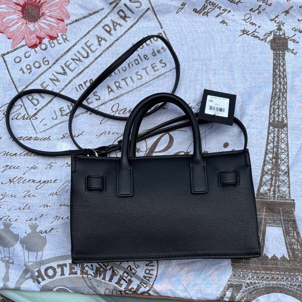 H HALSTON Jerry Embossed Pebble Top Zip Crossbody - Picture 7 of 16